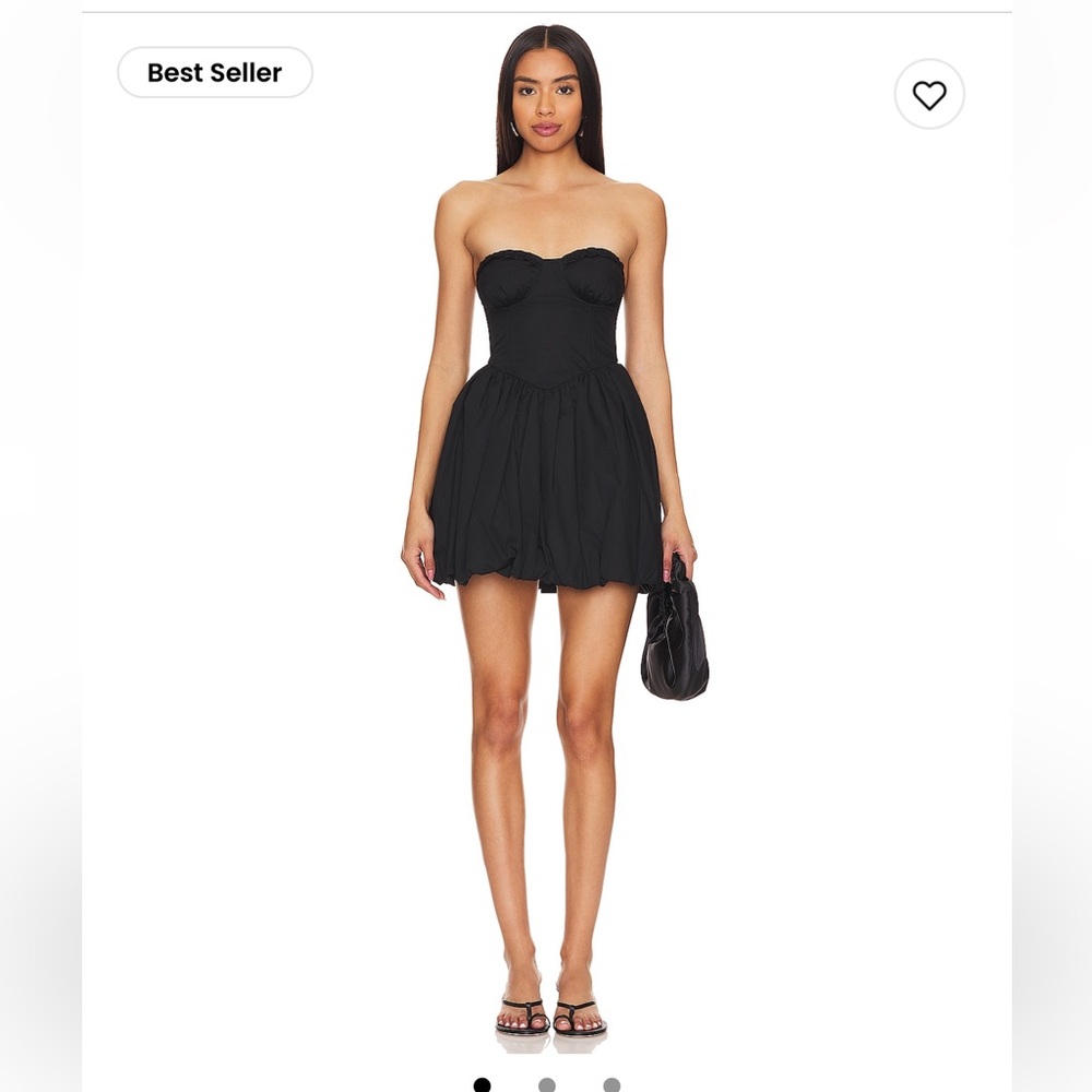 Black mini dress